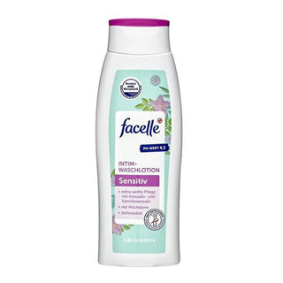 Facelle Genital Care Gel for Sensitive Skin - Vegan, Dermatologically Tested, 10.14 fl oz Facelle Genital Care Gel - Sensitive Skin, Vegan & Dermatologically Tested genital care gel, sensitive skin care, vegan personal care, dermatologically tested, soap-free hygiene product, intimate hygiene, personal care, gentle cleansing, feminine hygiene, male hygiene