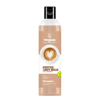 Vegan Hair Desserts: Coffee & Soy Milk Latte Shampoo - Strengthens Thinning Hair, Antioxidant Rich, Gentle for Sensitive Scalp - 300ml Vegan Coffee & Soy Shampoo - Strengthens Thinning Hair - 300ml Vegan shampoo, Coffee shampoo, Soy milk shampoo, Shampoo for sensitive hair, Hair strengthening shampoo, Natural shampoo, Thinning hair shampoo, Weak hair shampoo, Antioxidant shampoo, Vegan hair care, Coffee extract, Soy milk, Sensitive scalp shampoo, Strengthening shampoo, Anti-aging hair care, Vegan beauty pro