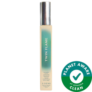 5 SENS Twin Flame Eau de Parfum - Earthy & Woody Fragrance for the Eco-Conscious 5 SENS Twin Flame Eau de Parfum - Eco-Friendly Woody Fragrance Eau de Parfum, Earthy & Woody Fragrance, Sustainable Perfume, Clean Beauty, Eco-friendly Fragrance Packaging, Women's Perfume, Natural Scents, Eco-Conscious Beauty Products, Recyclable Packaging, Woody Fragrances, Gift for Her, Signature Scent