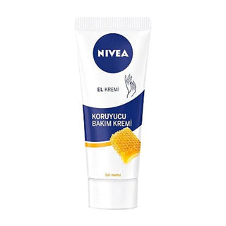 Nivea Moisturizing Hand Cream - Rose-Scented, Beeswax Formula for Dry Skin Protection Nivea Moisturizing Hand Cream - Rose Scented Nivea El Kremi, Moisturizing Hand Cream, Rose-scented Hand Cream, Beeswax Hand Cream, Protective Skin Cream, Hand Care, Dry Skin Relief, Natural Ingredients, Beeswax Benefits, Rose Scented Products, Skin Hydration, Cosmetic Essentials