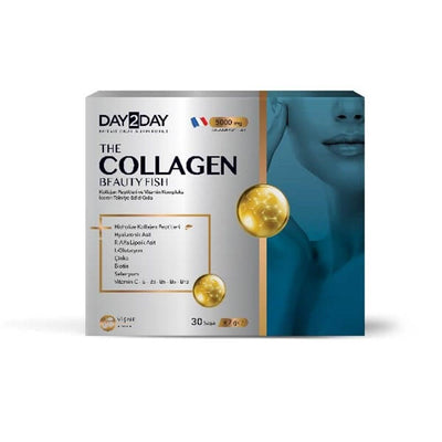 Day2Day Collagen Beauty Fish Collagen Supplement - 5000mg Collagen Peptide, Anti-Aging, Skin Health Support