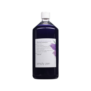 Simply Zen Age Benefit & Moisturizing Whiteness Shampoo: Hydrate, Brighten & Enhance Mature Gray Hair - 33.81 fl oz Simply Zen Age Benefit Shampoo: Whiten & Hydrate Gray Hair Age Benefit Shampoo, Moisturizing Shampoo, Whiteness Shampoo, Gray Hair Shampoo, Mature Hair Shampoo, Simply Zen Shampoo, Shampoo for white hair, Anti-yellowing shampoo, shampoo, moisturizing, hair care, white hair, gray hair, mature hair, anti-aging, hair cleanser, hydrating shampoo, brightening shampoo, dry hair, frizzy hair, dull ha