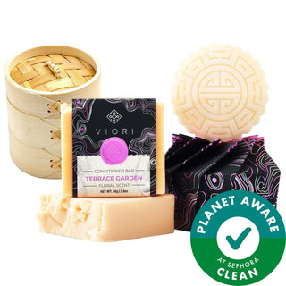 Viori Natural Hair Shampoo & Conditioner Bar Set with Bamboo Holder - Eco-Friendly, Vegan, Gluten-Free Hair Care Viori Natural Hair Care Set - Vegan, Gluten-Free, Eco-Friendly natural hair care, sustainable hair products, shampoo bar, conditioner bar, vegan hair care, gluten-free hair products, cruelty-free beauty, eco-friendly hair care, hair nourishment, Red Yao, Longsheng Rice Water, sustainable living, chemical-free hair care, bamboo holders, recyclable packaging, gifts for her, eco-conscious beauty
