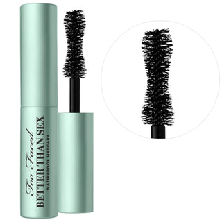 Better Than Sex Mini Waterproof Mascara - Volumizing, Long-lasting, Smudge-proof Makeup for Dramatic Lashes Better Than Sex Waterproof Mascara - Volumizing & Long-lasting Waterproof Mascara, Volumizing Mascara, Long-lasting Mascara, Paraben-free Cosmetics, Sulfate-free Makeup, Smudge-proof Makeup, Dramatic Lashes, Voluminous Lashes, Waterproof Makeup, Mini Size Makeup, Better Than Sex Cosmetics