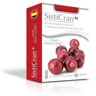 Sisticran Vaksiniyum: Cranberry Supplement for Urinary Tract Health & Immune Support - High Potency Cranberry, Hibiscus 