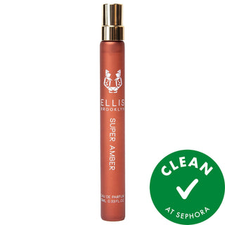 Ellis Brooklyn SUPER AMBER Eau de Parfum - Warm & Spicy Fragrance for Women, Clean Perfumery, Biodegradable Musk Ellis Brooklyn SUPER AMBER Eau de Parfum - Clean & Sustainable Eau de Parfum, Warm & Spicy Fragrance, Clean Perfumery, Sustainable Fragrance, Biodegradable Musk, Women's Perfume, Luxury Fragrance, Natural Ingredients, Eco-Friendly, CLEAN at Sephora, Fragrance for Women, Perfume, Women's Fragrance, Amber Fragrance, Cedarwood, Vanilla Orchid