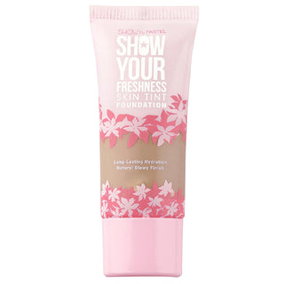 Show by Pastel Skin Tint Foundation - Natural Makeup, Cruelty-Free, 6 Shades - Raidant Sun Show by Pastel Skin Tint Foundation - Natural & Cruelty-Free Skin Tint Foundation, Natural Makeup, Cruelty-Free Cosmetics, Vegan Beauty Products, Long-Lasting Coverage Foundation, Dermatologically Approved, Paraben-Free, Gluten-Free, Vegan, Sensitive Skin, Everyday Makeup, Lightweight Foundation, Hydrating Foundation, Natural Look, Flawless Complexion, Skin Enhancing, Botanical Ingredients, Antioxidant Properties