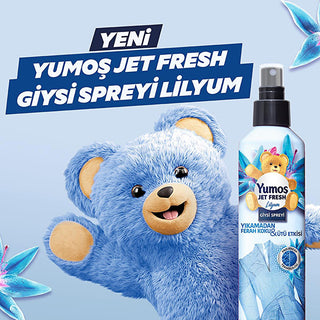 Yumoş Fabric Refreshing Spray Lilyum Scent - 6.76 fl oz, Anti-Wrinkle, Quick Refreshing for Clothes