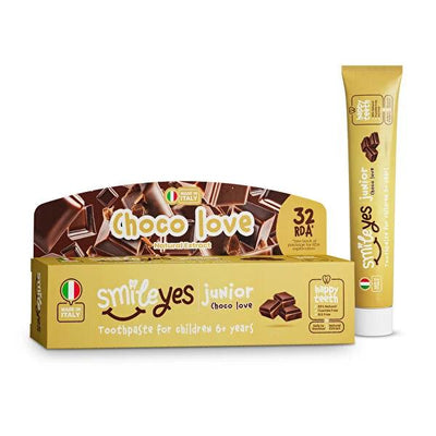 Smile Yes Chocolate Children's Toothpaste: Natural, Fluoride & SLS-Free, Gentle Dental Care for Ages 6+, Makes Brushing 