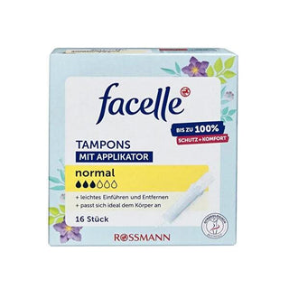 Facelle Applicator Tampon - 100% Protection & Comfort, Vegan & Chemical-Free Menstrual Hygiene Product Facelle Applicator Tampon - Comfort & Protection Tampon, Applicator Tampon, Vegan Hygiene Products, Chemical-Free Menstrual Products, Menstrual Hygiene, Women's Health, Period Care, Comfortable Tampons, Reliable Protection, Eco-Friendly Hygiene, FSC Certified, Vegan Products, Chemical-Free Products, Hygiene Essentials, Women's Hygiene, Period Essentials, Applicator Tampons, Safe Tampons, Comfortable Period