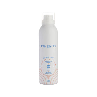 Athenias Sun Milk Spray SPF50+ 200 ml - High SPF Sunscreen Spray