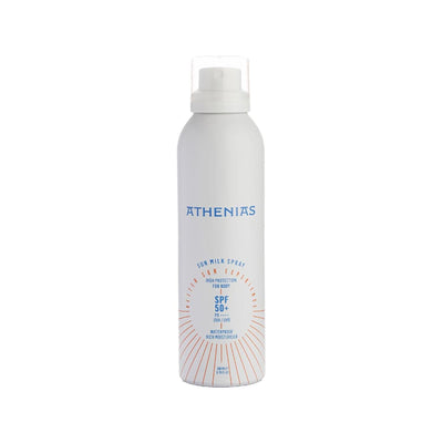 Athenias Sun Milk Spray SPF50+ 200 ml - High SPF Sunscreen Spray