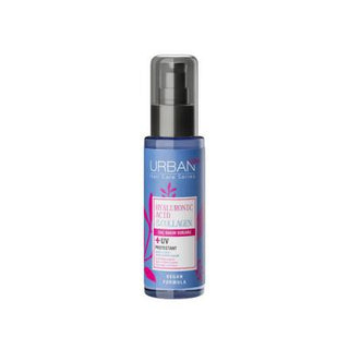 Urban Care Hyaluronic Acid Collagen Hair Serum - Nourishing, Vegan, UV Protection - 2.54 fl oz Urban Care Hyaluronic Acid Collagen Hair Serum - Nourishing & Vegan hyaluronic acid hair serum, collagen hair care, vegan hair serum, paraben-free hair products, UV protection hair care, hair nourishment, hair repair, cruelty-free beauty, vegan beauty products, hair care for dry damaged hair