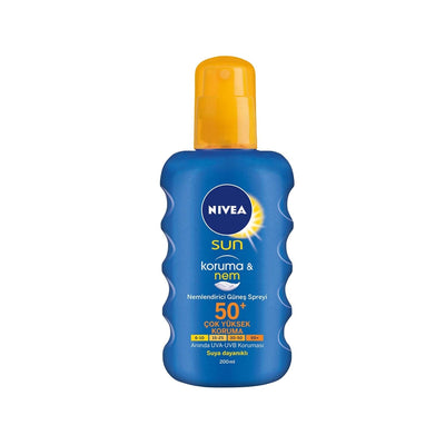 Nivea Moisturizing Sunscreen Spray SPF50 200ml - Hydrating Sun Protection