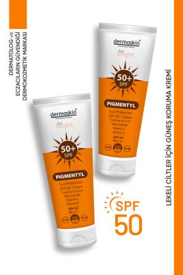 Dermoskin Be Bright Pigmentyl Sun Protection Spf 50+ Cream - Anti-Pigmentation Moisturizing Sunscreen for Sensitive Skin Dermoskin Be Bright Pigmentyl SPF 50+ Sunscreen Cream Sunscreen Cream SPF 50+, Anti-pigmentation sunscreen, Moisturizing sunscreen for sensitive skin, Skin brightening sun protection, Dermoskin Be Bright Pigmentyl, Hyperpigmentation treatment, Sensitive skin care, UVA-UVB protection, Skin discoloration reduction, Brightening skincare, Daily sunscreen, Outdoor skincare