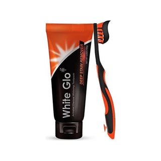 White Glo Whitening Toothpaste with Activated Charcoal - Stain Remover, Safe for Enamel, 3.38 fl oz White Glo Whitening Toothpaste with Activated Charcoal - 3.38 fl oz whitening toothpaste, activated charcoal toothpaste, stain remover toothpaste, dental care products, teeth whitening, oral care, whitening oral care, charcoal toothpaste, dental hygiene, smile whitening, teeth cleaning, oral health