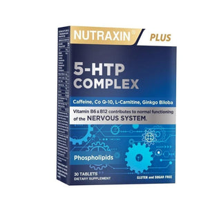 Nutraxin 5-HTP Complex 30 Tablets - Mood Support & Energy Boost Supplement Nutraxin 5-HTP Complex 30 Tablets - Mood & Energy Support Dietary Supplement, 5-HTP Complex, Vitamins and Minerals, Herbal Extracts, Mood Support, Energy Boost, Nutritional Supplement, Health and Wellness, Natural Supplements, Stress Relief, Fatigue Relief, Mental Clarity