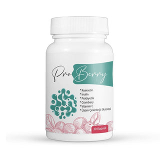 Proberry Probiotics and Cranberry Supplement for Urinary Tract Health - 30 Capsules Proberry Probiotics & Cranberry for UTI Relief - 30 Capsules Probiotics, Cranberry Supplement, Urinary Tract Health, Dietary Supplement, Immune System Support, Natural Remedies for UTI, Proberry 30 Kapsül, Health Supplements, Wellness Products, UTI Prevention, Gut Health, Immune Boosting Supplements, Cranberry Benefits, Probiotic Supplements