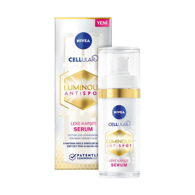 Nivea Cellular Luminous 630 Anti-Spot Serum: Reduce Dark Spots & Hyperpigmentation, Brighten Skin - Gentle Facial Serum 