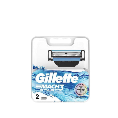 Gillette Mach3 Replacement Razor Blades (Pack of 2) - Compatible with Mach3 Razors for Men