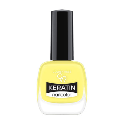 Golden Rose Keratin Nail Polish - Long Lasting & Nourishing Nail Color - Keratin Enriched Formula