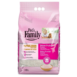 Pet's Family Baby Powder Scented Bentonite Cat Litter - Superior Clumping & Odor Control | 99.5% Dust-Free Pet's Family Baby Powder Cat Litter: Odor Control & Clumping cat litter, baby powder cat litter, bentonite cat litter, clumping cat litter, dust free cat litter, odor control cat litter, cat toilet sand, pet supplies, cat care, absorbent cat litter, cat sand, clumping litter, dust-free litter, odor control, baby powder scent, bentonite clay, pet hygiene, cat toilet, kitty litter, pet odor control, easy