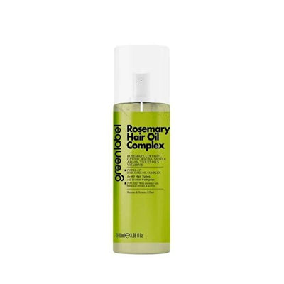 Greenlabel Rosemary Hair Oil: Natural Hair Growth Oil Treatment for Hair Loss, Shine & Scalp Stimulation - Argan, Biotin