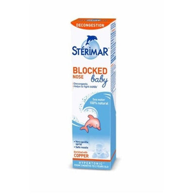 Sterimar Baby Hipertonik Burun Spreyi - Natural Saline Nasal Spray for Babies 3 Months+, 1.69 fl oz