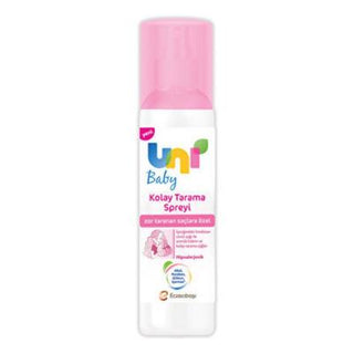 uni baby hair detangling spray bottle, hypoallergenic hair spray for babies Uni Baby Hair Detangling Spray - Hypoallergenic | 200 ml Uni Baby Hair Detangling Spray - Hypoallergenic | 200 ml baby-hair-care, detangling-spray, hypoallergenic, children-hair, safe-for-babies, parents, caregivers, coconut-extract, soft-hair-formula, ai-generated