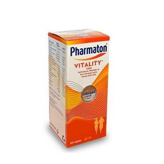 Pharmaton Vitality: Boost Energy & Focus with Ginseng G115 Multivitamin Supplement - 60 Tablets