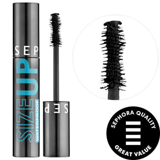 Size Up Waterproof Mascara: Vegan, Long-Lasting XXL Volume, Curling & Lengthening - Best Waterproof Lash Definition Size Up Waterproof Mascara: XXL Volume, Vegan & Long-Lasting waterproof mascara, vegan mascara, volumizing mascara waterproof, long lasting mascara, XXL volume mascara, waterproof lash mascara, cruelty free mascara, best waterproof mascara, lengthening waterproof mascara, curling waterproof mascara, mascara, waterproof, vegan, volumizing, lengthening, curling, long-lasting, smudge-proof, lash 