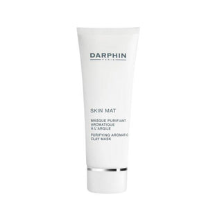darphin skin mat purifying aromatic clay mask 75ml, darphin clay mask application on face, close-up of darphin aromatic clay mask Darphin Skin Mat Purifying Aromatic Clay Mask - 75ml Darphin Skin Mat Clay Mask - Purifying 75ml darphin, clay-mask, skin-care, purifying-mask, aromatic-mask, oil-control, natural-skincare, face-mask, detoxifying, ai-generated