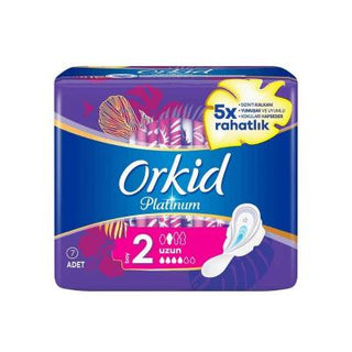 Orkid Hygienic Pads - Ultra Long Sanitary Pads for Comfortable Menstrual Protection - 7 Count Orkid Ultra Long Hygienic Pads - Comfortable Menstrual Protection hygienic pads, menstrual hygiene products, ultra long sanitary pads, comfortable menstrual protection, all-day sanitary protection, Orkid, women's health, menstrual care, feminine hygiene, sanitary pads, menstrual products, feminine care