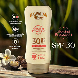 Hawaiian Tropic SPF 30 Sunscreen Lotion: UVA/UVB Protection for Glowing Skin - Vegan & Cruelty-Free, Water Resistant Hawaiian Tropic SPF 30: Vegan Sunscreen for Glowing Skin Hawaiian Tropic SPF30, sunscreen lotion, UVA UVB protection, vegan sunscreen, cruelty-free sunscreen, water resistant sunscreen, shea butter sunscreen, glowing skin sunscreen, sun protection lotion, spf 30 lotion, sunscreen, sunblock, sun protection, UVA protection, UVB protection, vegan, cruelty-free, shea butter, vitamin E, water resi