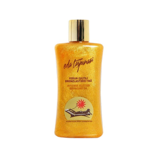 Eda Taşpınar Intensive Bronzing Shimmering Body Oil - Tanning Oil for Sun-Kissed Glow, 6.76 fl oz Eda Taşpınar Tanning Oil for Sun-Kissed Glow Tanning Oil, Bronzing Oil, Shimmering Body Oil, Eda Taşpınar, Intensive Bronzing, Sun-Kissed Glow, Moisturizing Tanning Oil, Beauty, Skincare, Body Care, Glow, Radiant Skin, Healthy-Looking Complexion
