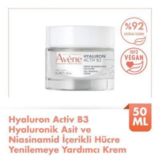 Avene Hyaluron Activ B3 Moisturizing Face Cream - Anti-aging Skincare with Hyaluronic Acid & Niacinamide Avene Hyaluron Activ B3 Face Cream - Anti-aging with Hyaluronic Acid Avene Hyaluron Activ B3, Moisturizing Face Cream, Anti-aging skincare, Hyaluronic Acid face cream, Niacinamide skincare benefits, Sensitive skin care, Dry skin solutions, Anti-wrinkle cream, Face moisturizer with Hyaluronic Acid, Niacinamide benefits, Skincare for aging skin, Hydrating face cream