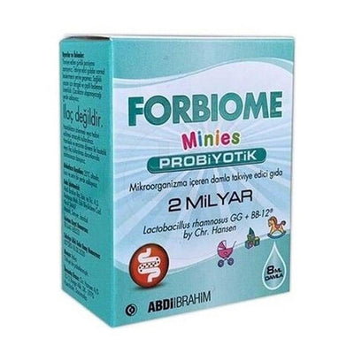 Forbiome Minies: Probiotic Drops for Babies - Supports Gut Health & Digestion - Easy to Administer Probiotic Supplement