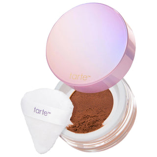 Tarte Creaseless Setting & Brightening Powder | Long-Lasting, Sweatproof, Brightened Under-Eye, Cruelty-Free Setting Powder Tarte Setting Powder: Creaseless, Brightening, Long-Lasting setting powder, loose setting powder, creaseless setting powder, brightening powder, long-lasting setting powder, sweatproof setting powder, Amazonian clay setting powder, cruelty-free setting powder, paraben-free setting powder, under-eye brightening powder, makeup, face powder, cosmetic, brightened under-eye, long-lasting ma