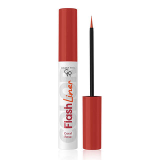 golden rose flash liner eyeliner no 106 coral rose, golden rose colored eyeliner with ultrathin applicator Golden Rose Flash Liner Eyeliner - No:106 Coral Rose for Makeup Enthusiasts and Professionals Golden Rose Flash Liner Eyeliner No:106 Coral Rose golden-rose, eyeliner, makeup, beauty-professionals, makeup-enthusiasts, coral-rose, flash-liner, intense-pigment, ultrathin-applicator, ai-generated