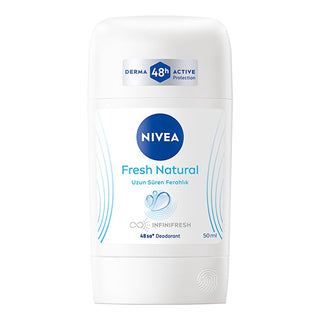 Nivea Fresh Natural Deodorant Stick for Women: 48 Hour Odor Protection, Aluminum-Free, Ocean Scent - Long Lasting Freshness Nivea Women's Deodorant: 48H Protection, Aluminum-Free Nivea deodorant, women's deodorant, aluminum free deodorant, fresh natural deodorant, 48 hour odor protection, deodorant stick, ocean scent deodorant, sensitive skin deodorant, best deodorant for women, long lasting deodorant, deodorant for women, odor protection, sweat protection, fresh scent, clean scent, aluminum-free, nivea, sk