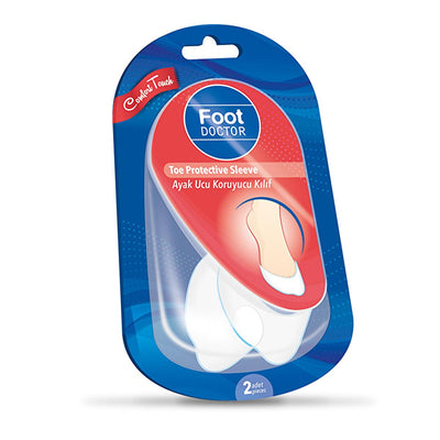 Foot Doctor Gel Toe Protector Sleeve: Blister Prevention, Foot Pain Relief, Metatarsal Pad - Ayak Ucu Koruyucu Kõlõf