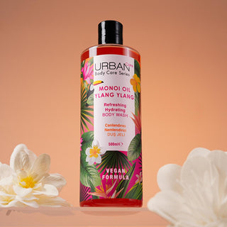 Urban Care Monoi Oil & Ylang Ylang Moisturizing Shower Gel - Vegan, Paraben-Free, 16.91 fl oz Urban Care Monoi Oil Shower Gel - Vegan & Moisturizing Monoi Oil Shower Gel, Ylang Ylang Shower Gel, Vegan Shower Gel, Paraben-free Shower Gel, Moisturizing Shower Gel, Natural Skincare, Cruelty-Free, Vegan Skincare, Refreshing Shower Gel, Softening Shower Gel, Gentle Cleanser, Daily Shower Gel, Luxurious Shower Experience, Sensitive Skin Friendly