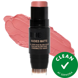 Nudies Cream Blush Stick - Natural Matte Color, Vegan & Hypoallergenic Multi-Tasking Makeup Nudies Cream Blush Stick - Natural & Vegan Makeup cream blush stick, natural makeup, vegan cosmetics, hypoallergenic makeup, multi-tasking makeup, clean beauty, cruelty-free, gluten-free, fragrance-free, makeup for sensitive skin, effortless beauty, natural beauty products