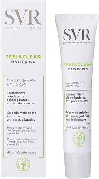 SVR Sebiaclear Mat Pores: Oil Control Matte Moisturizing Cream | Pore Minimizing, Anti-Shine Salicylic Acid & Niacinamide Cream for Oily Skin SVR Sebiaclear Matte Cream: Oil Control & Pore Minimizing SVR Sebiaclear Mat Pores, Matte Moisturizing Cream, Oily Skin Cream, Pore Minimizing Cream, Anti-Shine Cream, Salicylic Acid Cream, Niacinamide Moisturizer, Sebum Control Cream, Mattifying Skincare, Face Moisturizer for Oily Skin, oily skin, matte finish, pore minimizer, salicylic acid, niacinamide, hydration, 