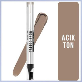 maybelline tattoo brow lift pencil blonde, maybelline eyebrow pencil with brush, close up of tattoo brow lift pencil Maybelline New York Tattoo Brow Lift Pencil - 01 Blonde | Eyebrow Enhancer Maybelline Tattoo Brow Lift Pencil - Blonde maybelline, tattoo-brow-lift, eyebrow-pencil, makeup, beauty, eyebrow-enhancement, ai-generated, water-resistant, lifting-effect, natural-brows