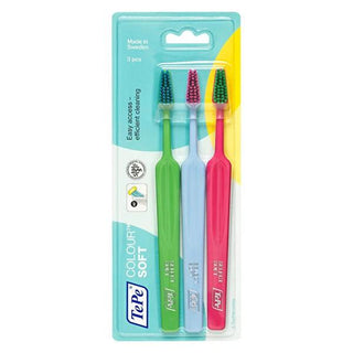 Tepe Manual Toothbrush Select Soft 3-Pack - Gentle Oral Care for Sensitive Teeth Tepe Select Soft Toothbrush - Gentle Oral Care soft toothbrush, manual toothbrush, gentle oral care, sensitive teeth toothbrush, multi-color toothbrush, oral care, toothbrush, Tepe, dental care, sensitive gums, gentle toothbrush