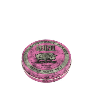 Reuzel Pink Heavy Grease 113g - Strong Hold Hair Styling Product for Men & Women Reuzel Pink Heavy Grease - Strong Hold Hair Styling Reuzel Pink Heavy Grease, Hair styling products, Strong hold hair grease, Men's grooming products, Hair pomade, Hair care, Men's hair products, Women's hair products, Styling products, Hair grease, Pomade
