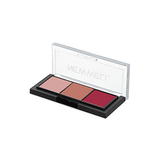 new well eyeshadow palette 02 front view, new well eyeshadow palette 02 open view New Well Eyeshadow Palette 02 - 3 Color Makeup Set New Well Eyeshadow Palette 02 - 3 Colors new-well, eyeshadow-palette, makeup, beauty, high-pigment, moisturizing, professional, makeup-enthusiast, 3-color-palette, ai-generated