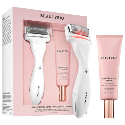 GloPRO® Microneedling Hair Density Treatment Set for Thinning Hair & Scalp Health - At-Home Solution with GloPRO® SCALP 