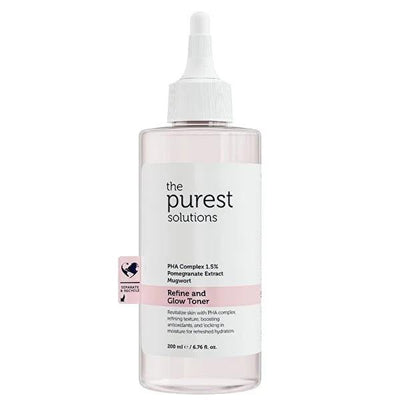 The Purest Solutions PHA Toner for Sensitive Skin: Gentle Exfoliating, Hydrating, & Brightening Pink Toner with Pomegran